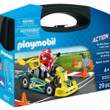 Playmobil set portabil – kart de curse cu figurină