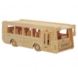 Puzzle 3D din lemn Woodcraft autobuz