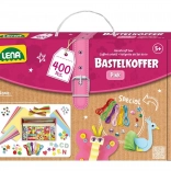 Geantă creativă pentru micii meșteri, roz