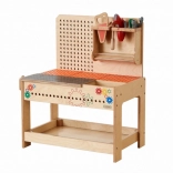 Atelier din lemn XXL Montessori STEM cu unelte MASTERKIDZ