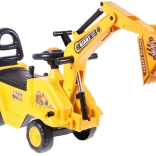 Trotinetă fără pedale – excavator cu cupă mare și oliță