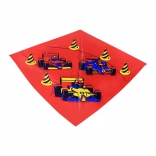 Zmeu zburător colorat cu motiv de mașini de curse