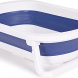 Cădiță pliabilă pentru copii cu scurgere Ecotoys albastră