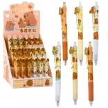 Pix cu gel Kapibara cu cerneală albastră 0.5mm