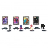 Set de figurine DC METAL FORCE: Brainiac vs. Batman, Superman și Flash (5 cm)