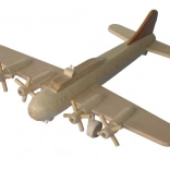 Model din lemn de avion Bombardier B17 mare