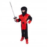 Costum de carnaval pentru copii Ninja Roșu