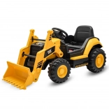 Tractor electric pentru copii CAT Baby Mix galben