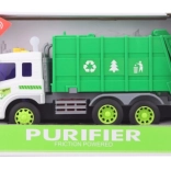 Mașină de gunoi pe baterii cu lumini și sunete