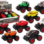 Mașină off-road metalică Roți mari Culori diverse Bump Up HAT13