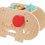 Elefant muzical din lemn 5 în 1 Petit Collage
