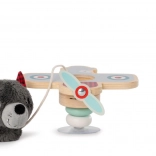 Avionul leagăn Lilliputiens cu pilotul Lupul Ludvig