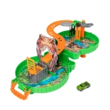 Teamsterz pistă cu dinozauri în valiză cu mașinuță