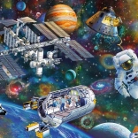 Puzzle Ravensburger Explorare spațială XXL, 200 piese