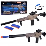 Blaster mare automat cu spumă, cu optică și încărcător