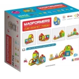 set de construcție magnetică cube house pinguin