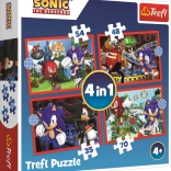 Puzzle 4v1 Aventurile lui Sonic SEGA Sonic The Hedgehog