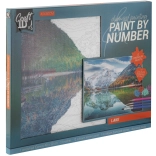 Pictură cu diamante - Lacul 40x50 cm