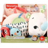 rinocer de pluș de acțiune fisher-price planet friends pentru joacă senzorială