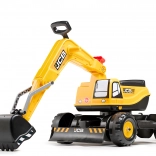 Excavator galben pentru copii FALK JCB, manevrabil