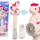 Mașină de făcut baloane de săpun Pink Unicorn Wand