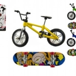 Bicicletă BMX deget și skateboard – mini set înșurubabil 10 cm