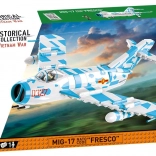 Set de construcție avion MIG-17 Fresco – colecție istorică Războiul din Vietnam 1:32 (577 piese)
