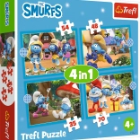 Puzzle TREFL Satul Ștrumfilor 4v1