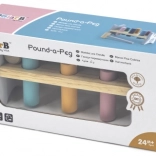 VIGA PolarB Bancă din lemn cu ciocan - Jucărie Montessori