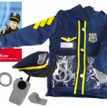 Costum de carnaval Polițist cu accesorii - 8 piese