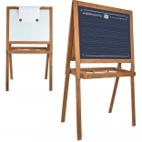 Tablă mare din lemn, dublă față, pentru copii Vilac