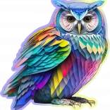 Puzzle din lemn bufniță modernă 150 de piese