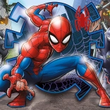 Puzzle 104 piese Super Kolor - Spider-Man
