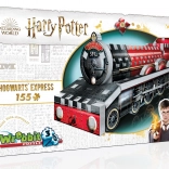 Puzzle 3D WREBBIT Harry Potter Expresul de Hogwarts 155 piese