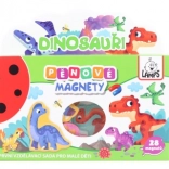 Magnete din spumă Dinozauri pentru copii 4 mm