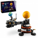 Lego Technic planeta Pământ și Luna pe orbită