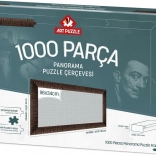 Rám pentru puzzle 96x34 cm maro