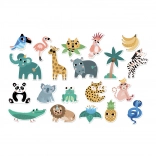 Magnetice din lemn Jungle pentru copii Vilac