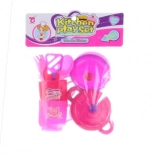 Set de vase pentru copii în săculeț – jucărie de bucătărie din plastic