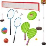 Set sportiv 5‑în‑1 badminton baschet volei tenis frisbee