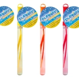 Baghetă pentru baloane de săpun 37,5 cm – baloane mari, culori diverse