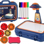 Proiector de desen pentru copii în valiză – albastru