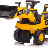 Trotinetă fără pedale buldozer CAT galbenă