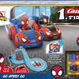 pistă auto carrera first spidey go webs go 2,9 m