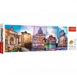 Puzzle panoramic 500 piese – călătorie în Italia