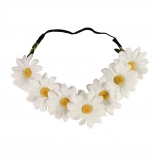 Bentiță cu margarete pentru carnaval