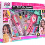 Creator de frumusețe 3în1 pentru fete – Păr colorat, Manichiură, Tatuaje