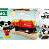 Mickey Mouse – trenuleț BRIO Disney cu baterii