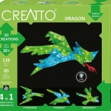 Set de creatie Dragon Creatto luminos