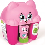 Cărămizi moi CLEMMY în cutie cu capac Pisicuță, 6 buc. – CLEMENTONI